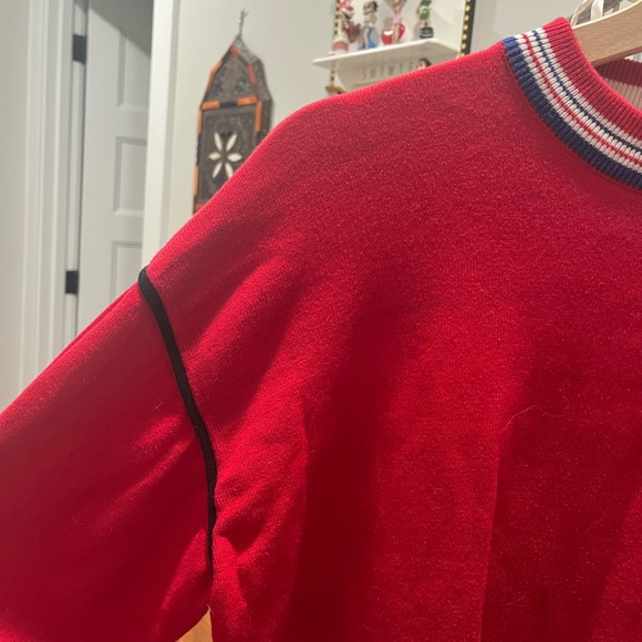 UNIF Riley Ringer Deadstock Red Sweater - Picture 7 of 7